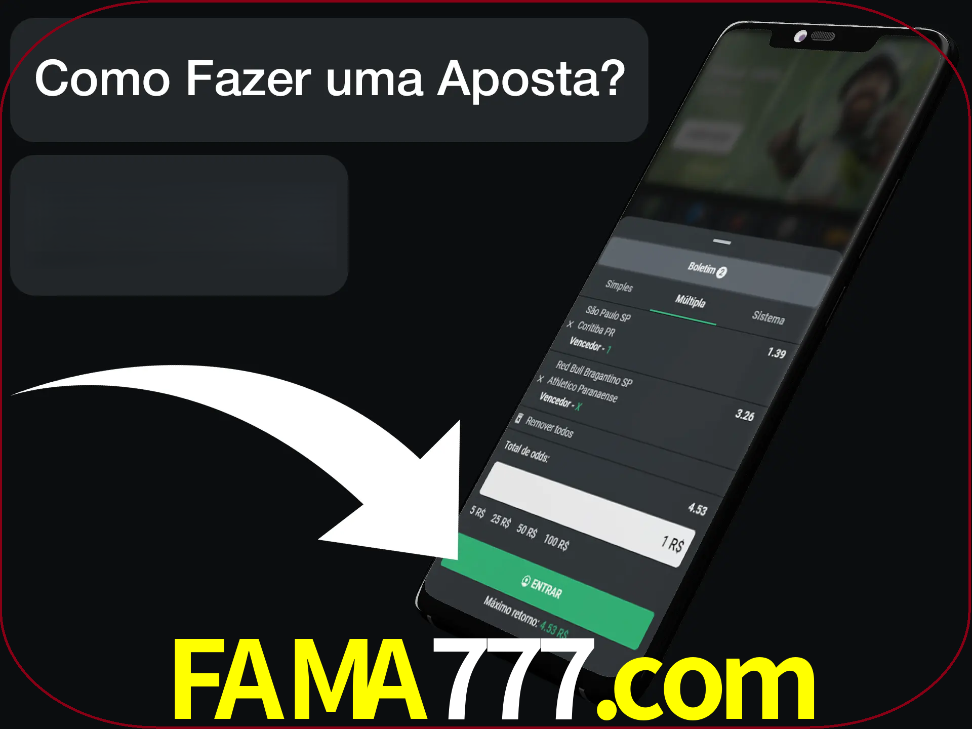 Preencha sua aposta e aguarde o resultado.